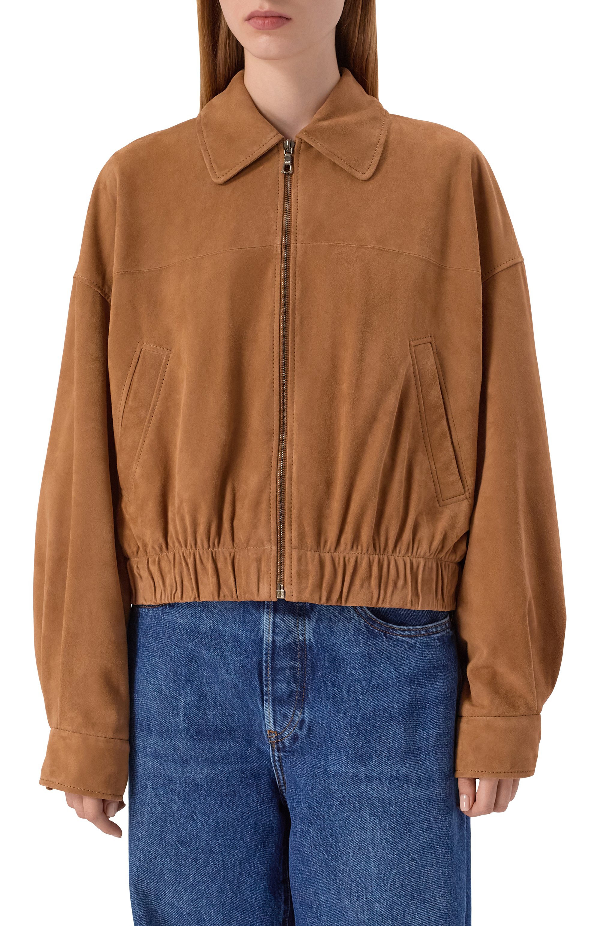 Замшевый бомбер MASLOV, арт. MZK07, фото 3