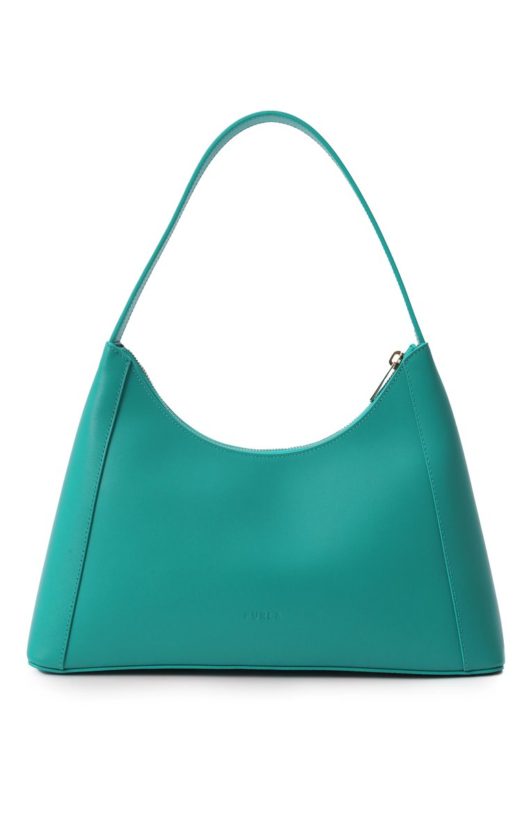 Женская сумка furla diamante small FURLA бирюзового цвета, арт. WB00782/AX0733 | Фото 6 (Размер: small; Материал: Натуральная кожа)
