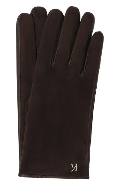 Женские замшевые перчатки KITON, арт. D60904K0534F02