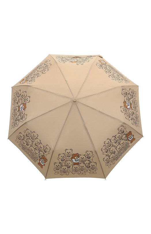 Складной зонт Moschino 8422-0PENCL0SED Бежевый 8422-0PENCL0SED