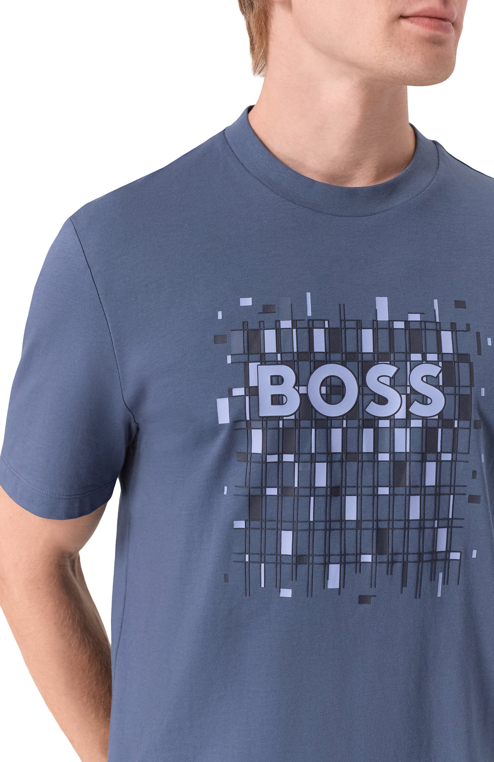 Хлопковая футболка BOSS, арт. 50555799, фото 5