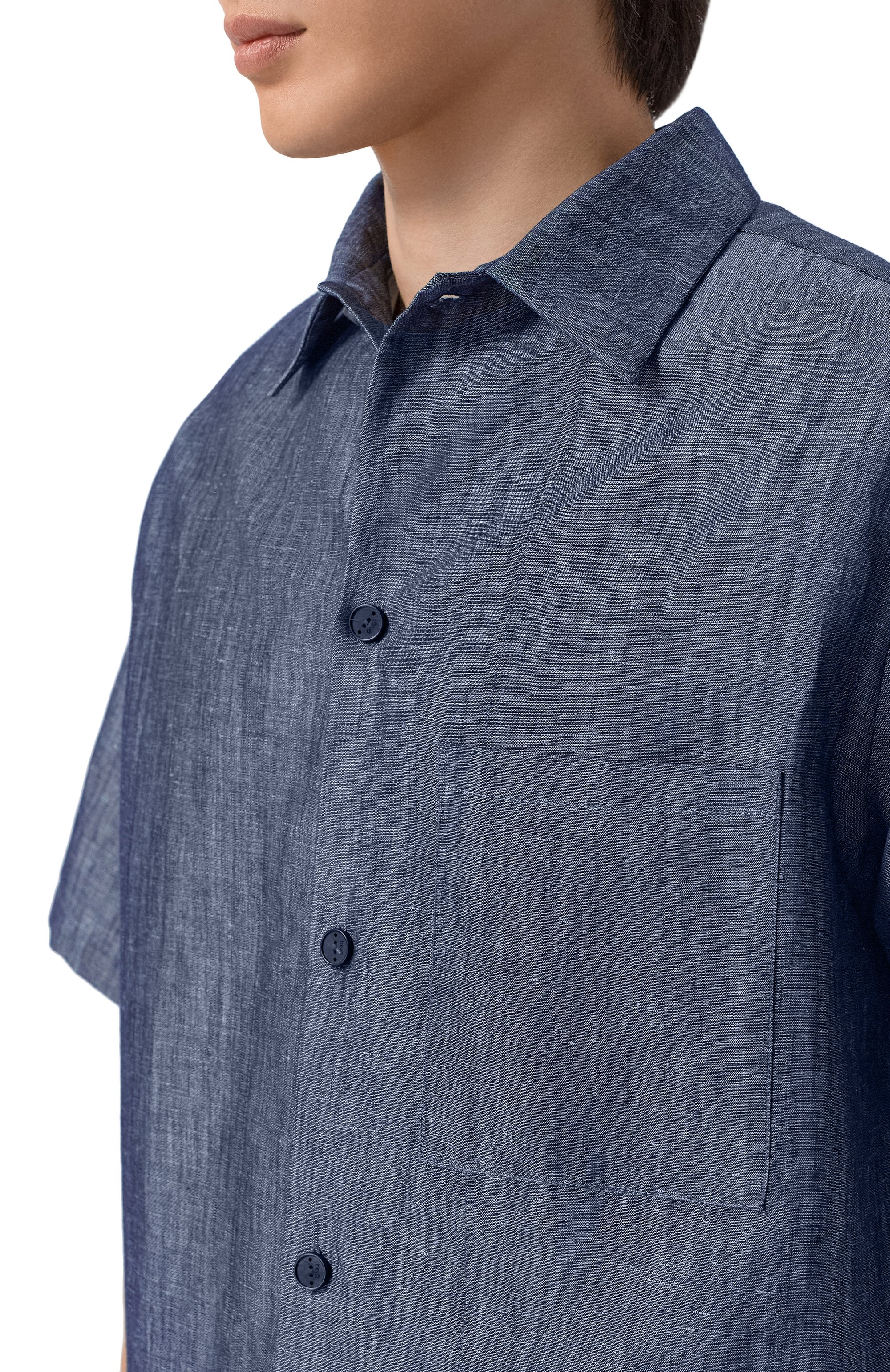 Рубашка изо льна и хлопка HEVO, арт. N0V0LIC/L740, фото 5