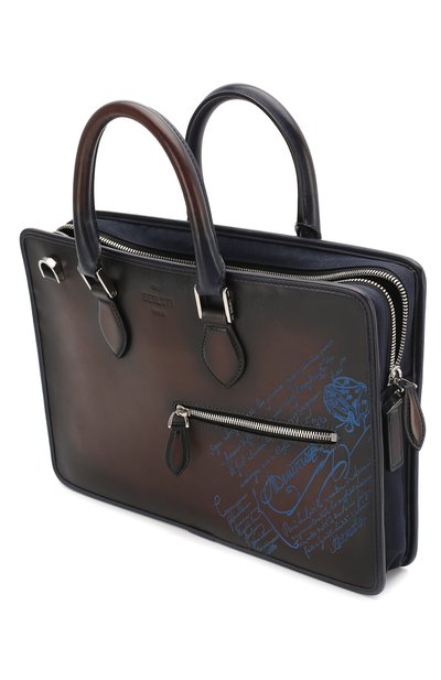 Комбинированный портфель BERLUTI, арт. M196461, фото 4