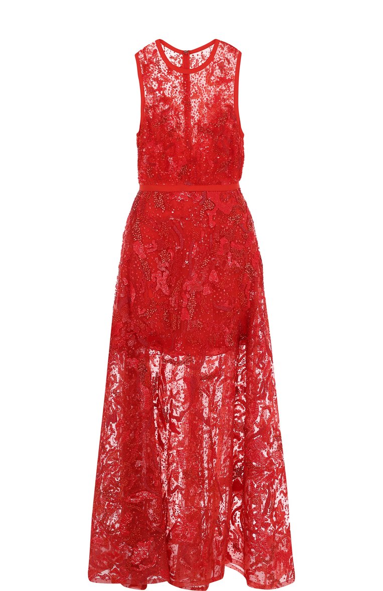 Приталенное кружевное платье-макси ELIE SAAB, арт. 9472, фото 1