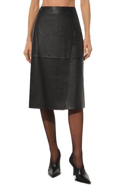 Кожаная юбка YVES SALOMON, арт. 25WYJ20877APXX, фото 3