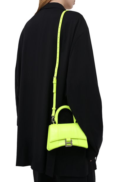 Сумка hourglass xs BALENCIAGA зеленого цвета по цене 226000 руб., арт. 592833/15VDY, фото 5 Сумка hourglass xs BALENCIAGA, арт. 592833/15VDY, фото 5