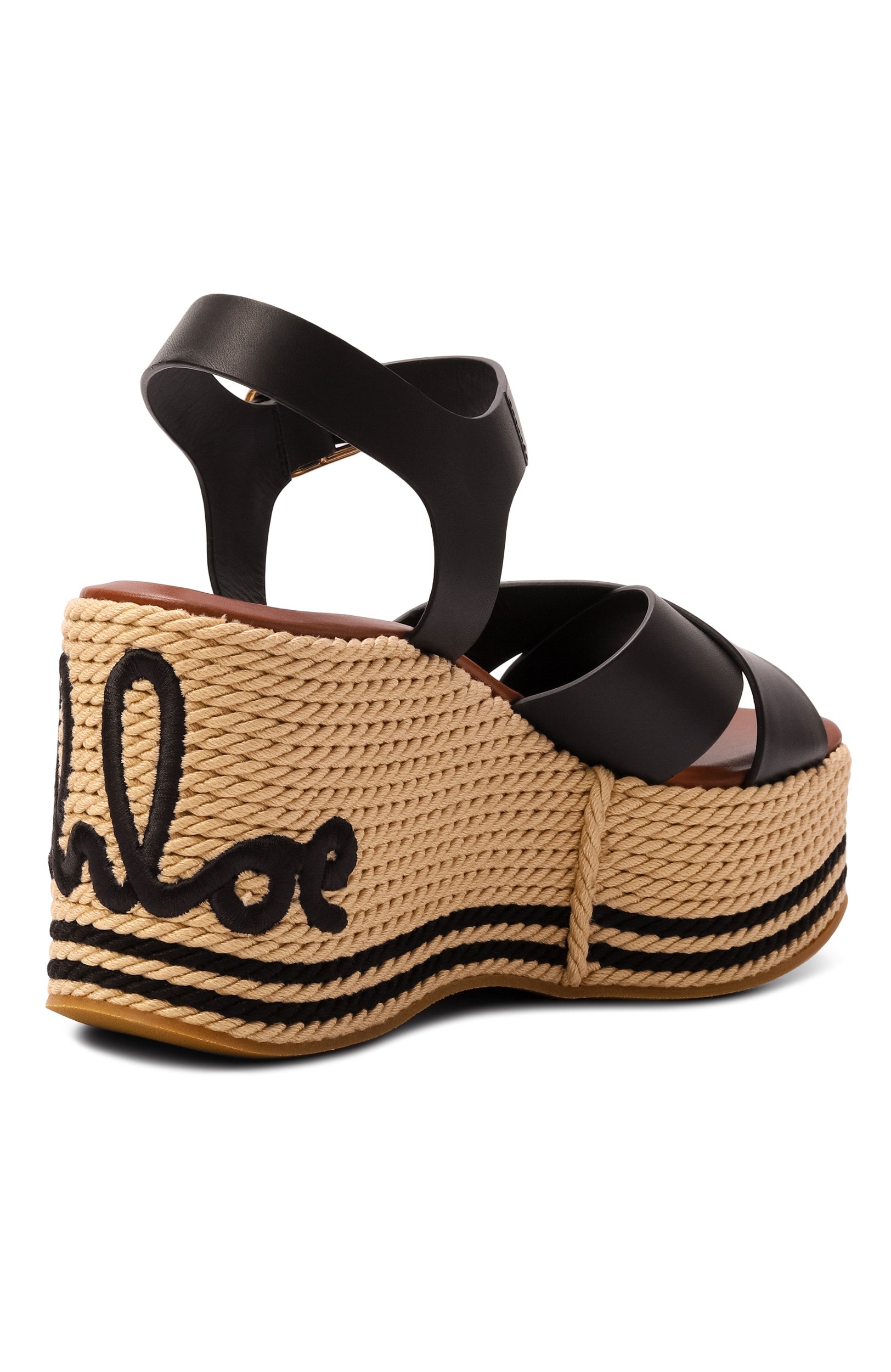 Кожаные босоножки chloé sand CHLOÉ, арт. CH26U18ZXJ, фото 5