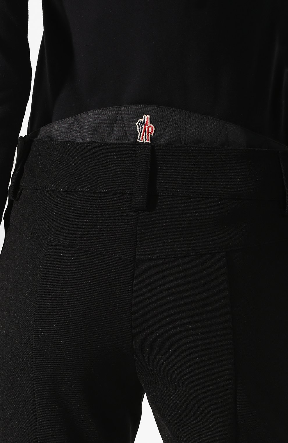 Утепленные брюки с карманами MONCLER черного цвета по цене 40950 руб., арт. D2-098-16405-85-53064, фото 5 Утепленные брюки с карманами MONCLER, арт. D2-098-16405-85-53064, фото 5