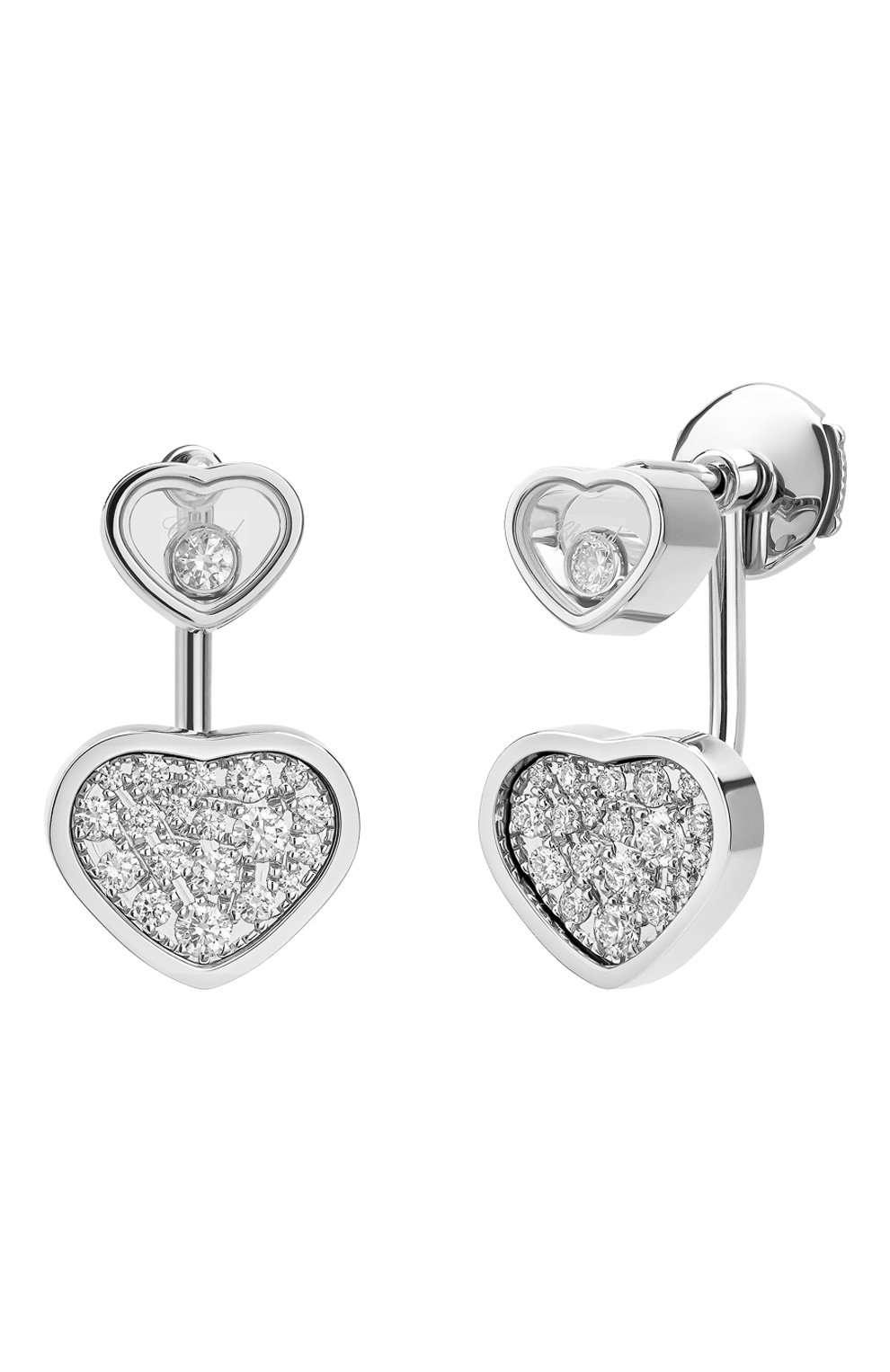 Серьги CHOPARD бесцветного цвета по цене 1235000 руб., арт. 83A082-1009, фото 2 Серьги CHOPARD, арт. 83A082-1009, фото 2