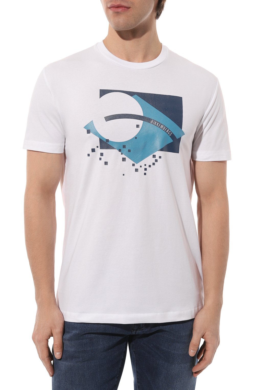 Хлопковая футболка DIRK BIKKEMBERGS, арт. C 4 101 2W E 1811, фото 3