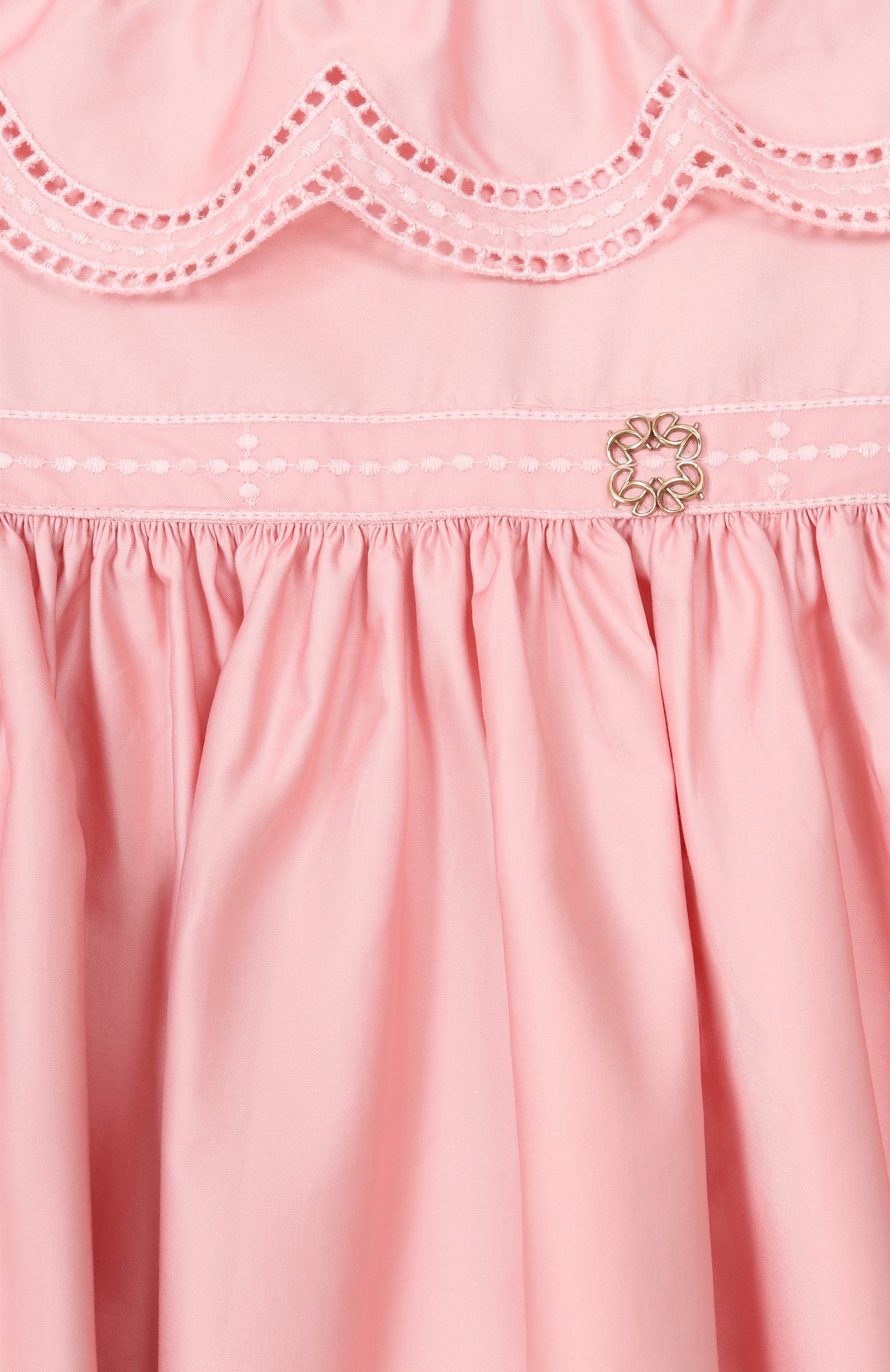 Хлопковый сарафан ELIE SAAB JUNIOR, арт. EFAB100 MXMC/TS0724, фото 3