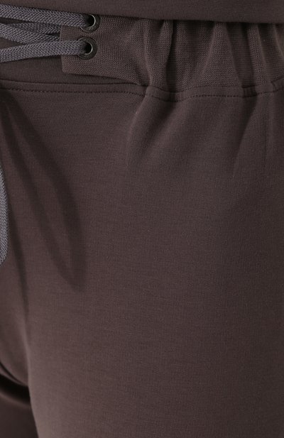 Хлопковые джоггеры со шнуровкой ZIMMERLI, арт. 5139-39020, фото 5