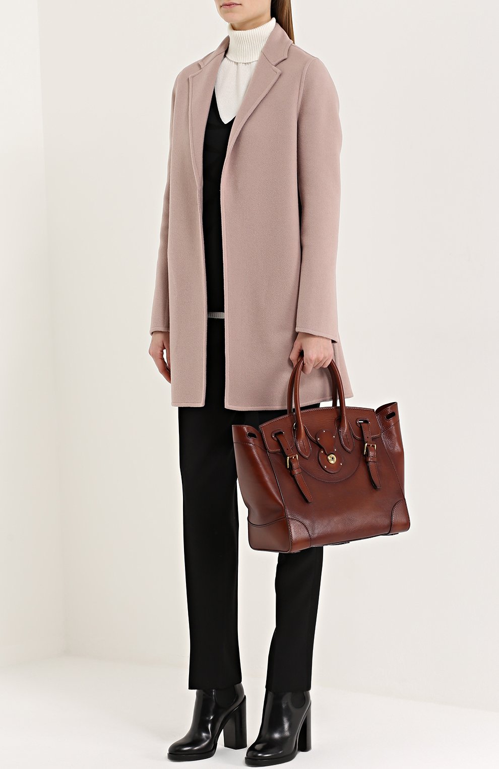 Пальто прямого кроя с отложным воротником RALPH LAUREN, арт. 910/IXQ79/FXQ79, фото 2