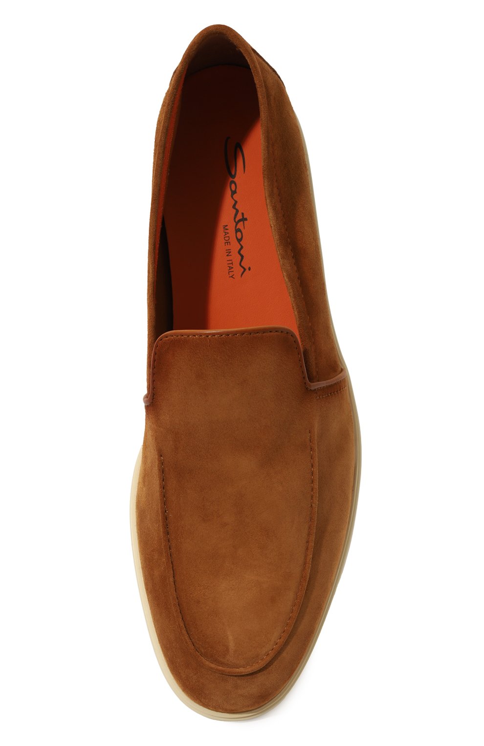 Замшевые лоферы malibu SANTONI, арт. MGAG18829TICSTZ0U60, фото 6