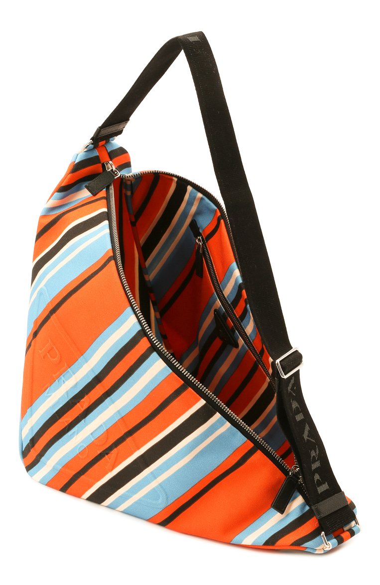 Мужская текстильная сумка PRADA разноцветного цвета, арт. 2VY007-2D0Z-F0049-OLO | Фото 5 (Материал сплава: Проставлено; Материал: Текстиль; Драгоценные камни: Проставлено; Размер: large)
