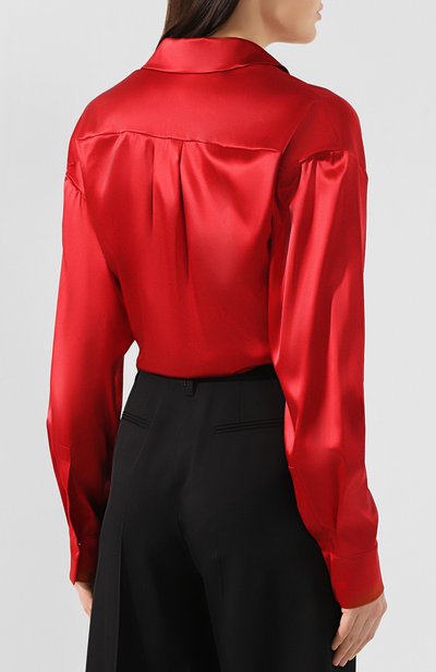 Шелковый топ ALEXANDRE VAUTHIER, арт. 191SH1003 0145, фото 4
