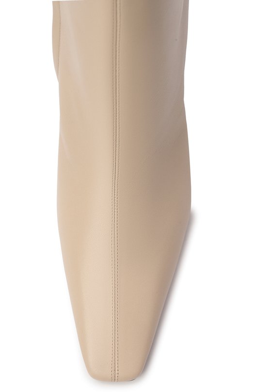 Кожаные ботильоны Jill 95 Saint Laurent 839843/AAE7L Кремовый  839843/AAE7L Фото 6
