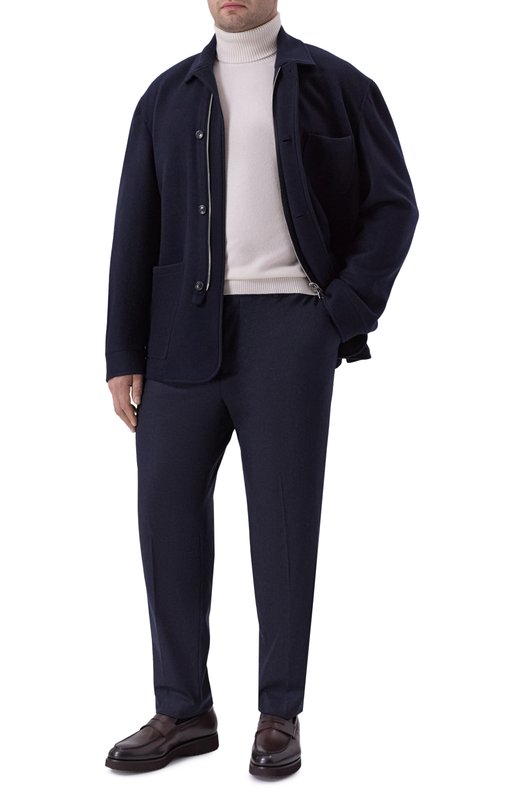 Кашемировые брюки Marco Pescarolo EV0/5244 Синий  EV0/5244 Фото 2