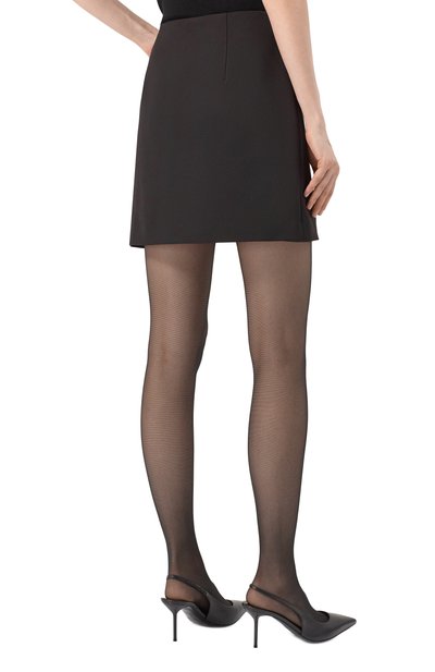 Юбка с отделкой стразами LIU JO черного цвета по цене 36490 руб., арт. CA5084T2527, фото 4 Юбка с отделкой стразами LIU JO, арт. CA5084T2527, фото 4