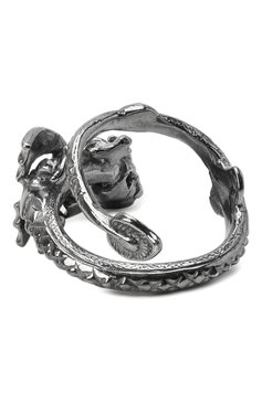 Женское кольцо MIDGARD PARIS серебряного цвета, арт. 5609 | Фото 3 (Региональные ограничения белый список (Axapta Mercury): Не проставлено; Нос: Не проставлено; Материал: Металл)
