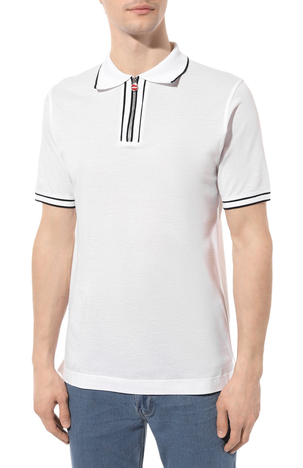 Хлопковое поло KITON, арт. UK1267, фото 3