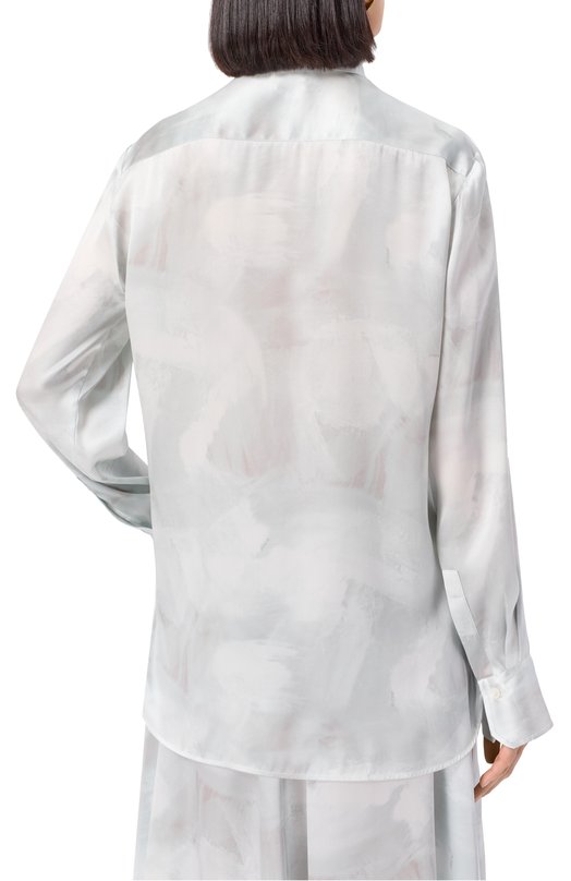 Атласная рубашка Kiton D48407K0926E02_3 Серый  D48407K0926E02_3 Фото 4