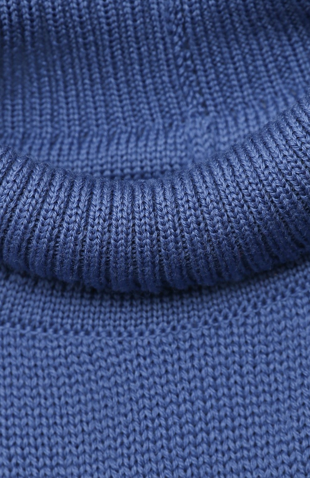 Шерстяной шарф-воротник CATYA синего цвета по цене 11950 руб., арт. 024791/1, фото 3 Шерстяной шарф-воротник CATYA, арт. 024791/1, фото 3