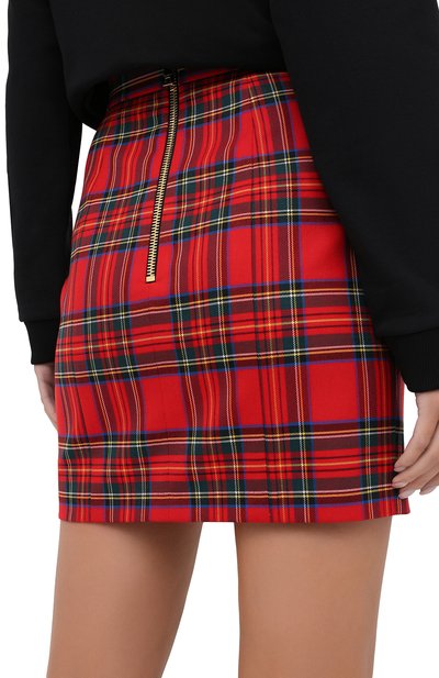 Шерстяная юбка BALMAIN, арт. UF14004/W085, фото 4