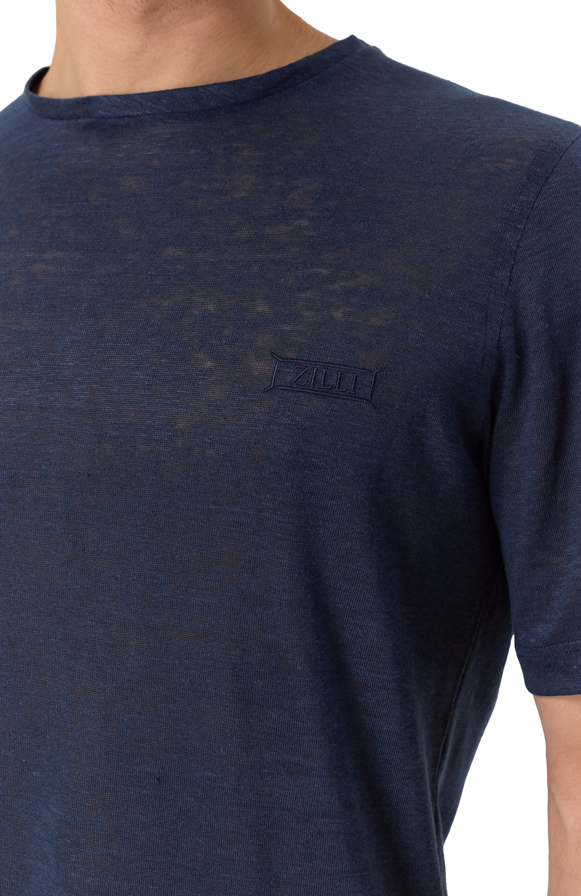 Льняная футболка ZILLI, арт. TSR02AM0800VNI000, фото 5