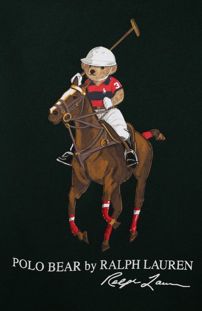 Хлопковое худи POLO RALPH LAUREN зеленого цвета по цене 15550 руб., арт. 323853795, фото 3 Хлопковое худи POLO RALPH LAUREN, арт. 323853795, фото 3