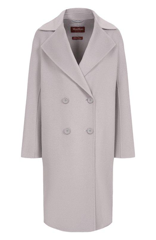 Пальто из шерсти и кашемира Max Mara Studio LICENZA Серый LICENZA