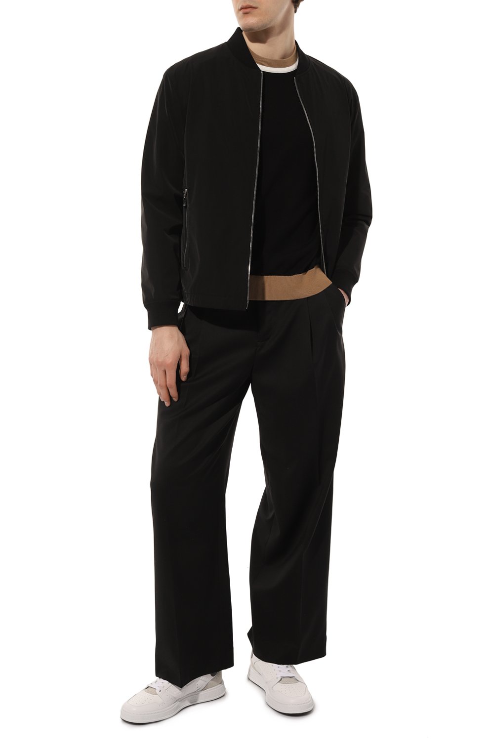 Хлопковый джемпер BOSS, арт. 50486706, фото 2