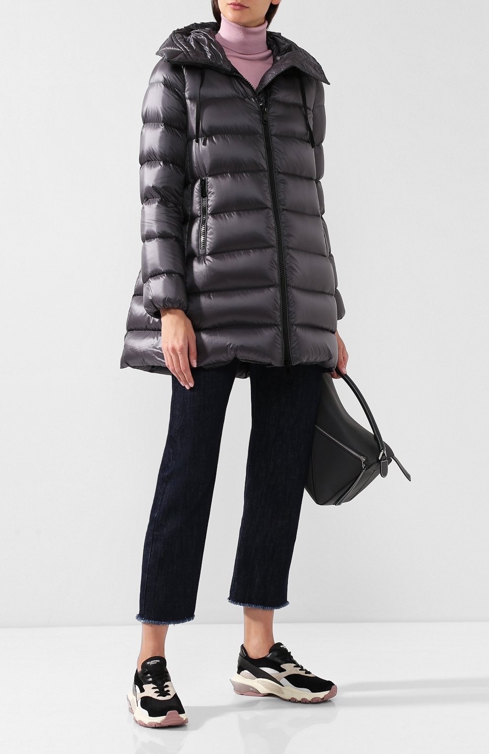 Пуховик на молнии с капюшоном MONCLER, арт. D2-093-49319-49-53052, фото 2