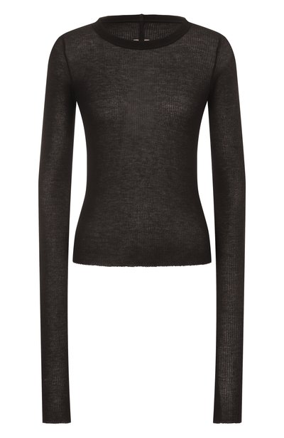 Женская лонгслив из вискозы и шелка RICK OWENS, арт. RP02E4209/RC