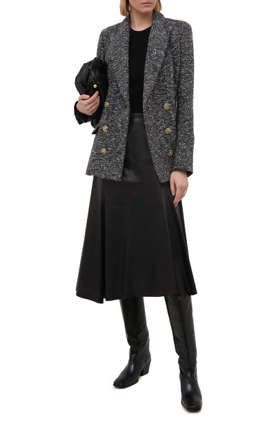 Жакет ISABEL MARANT ETOILE темно-серого цвета по цене 44150 руб., арт. VE1515-21P008E/HENDAC, фото 2 Жакет ISABEL MARANT ETOILE, арт. VE1515-21P008E/HENDAC, фото 2