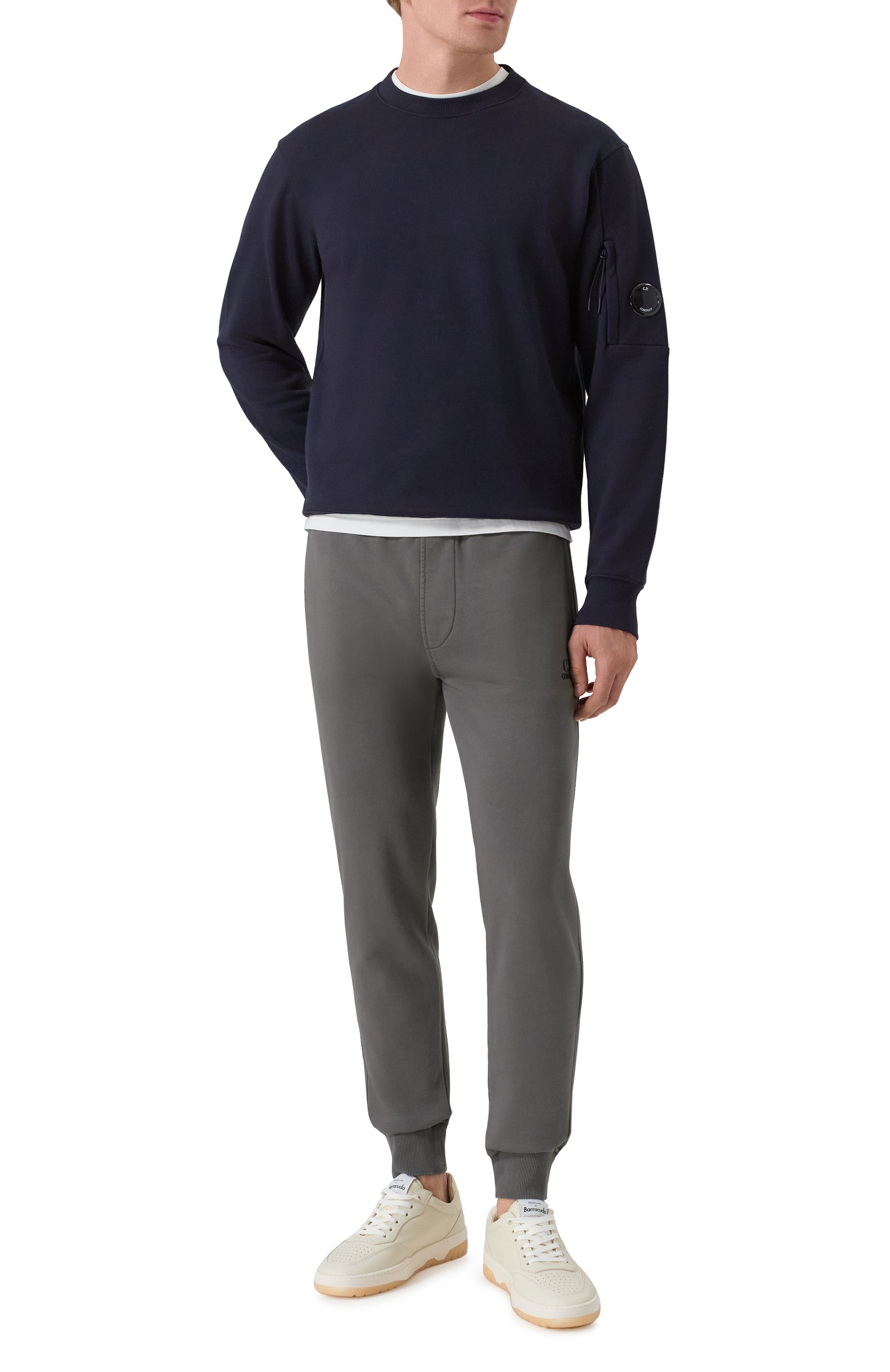 Хлопковые джоггеры C.P. COMPANY, арт. 18CMSP100B110044R, фото 2