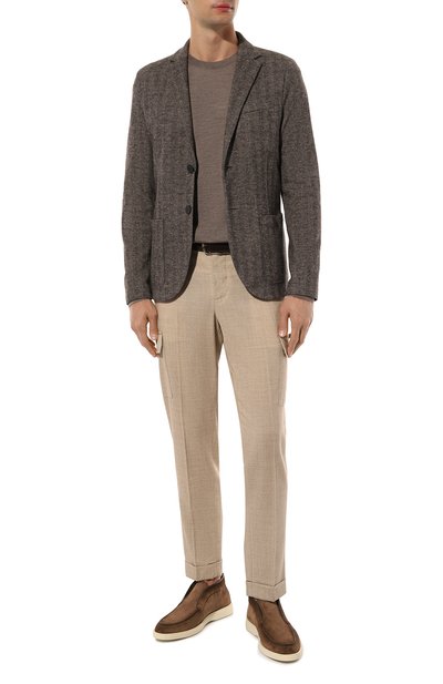 Пиджак из шерсти и хлопка HARRIS WHARF LONDON, арт. C8P22MRA, фото 3