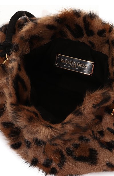 Сумка furrissima pouch mini SIMONETTA RAVIZZA леопардового цвета по цене 63750 руб., арт. F04BG06K1, фото 4 Сумка furrissima pouch mini SIMONETTA RAVIZZA, арт. F04BG06K1, фото 4