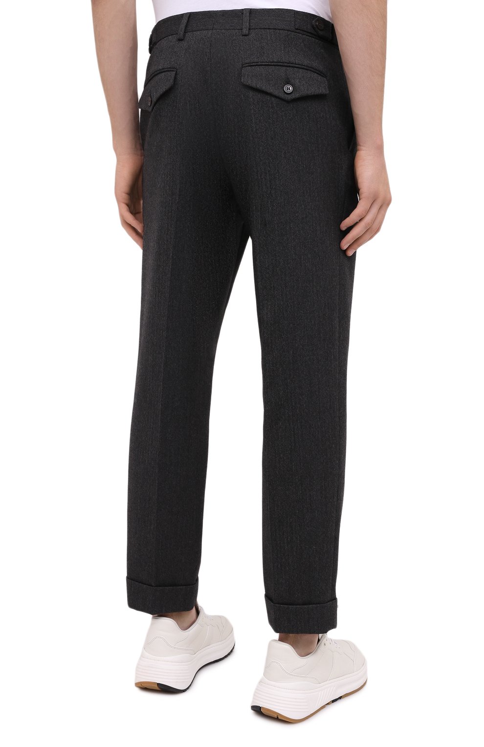 Шерстяные брюки DRIES VAN NOTEN, арт. 202-20950-1183, фото 5