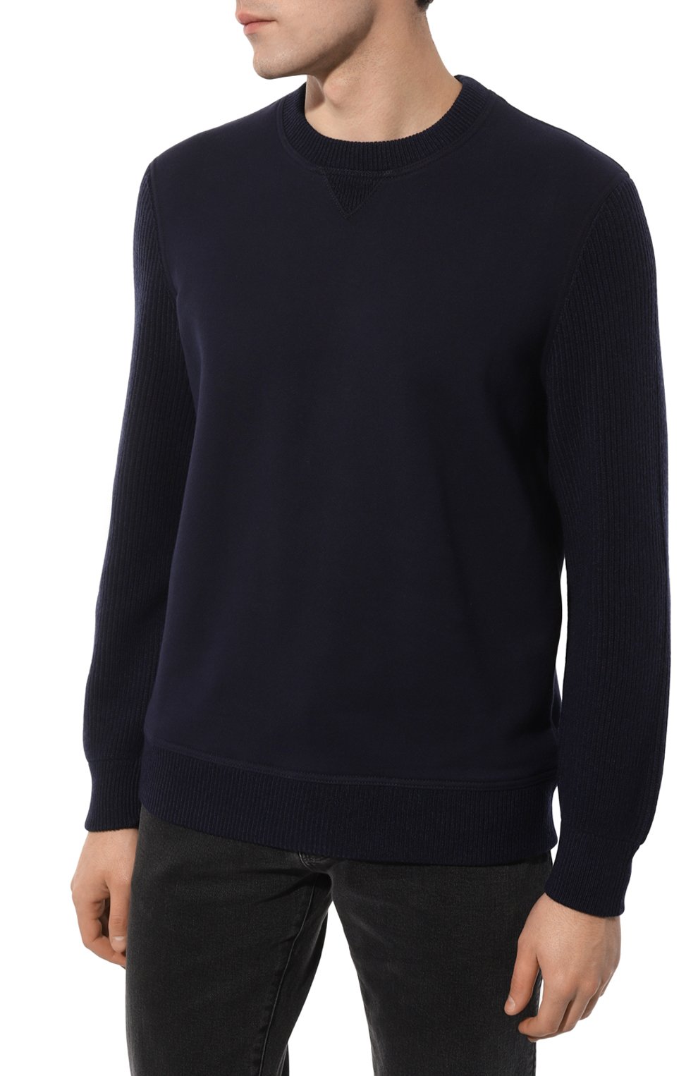 Хлопковый джемпер BRUNELLO CUCINELLI, арт. MTU23B2234, фото 3