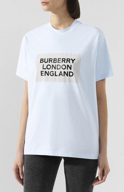 Хлопковая футболка BURBERRY, арт. 8026475, фото 3