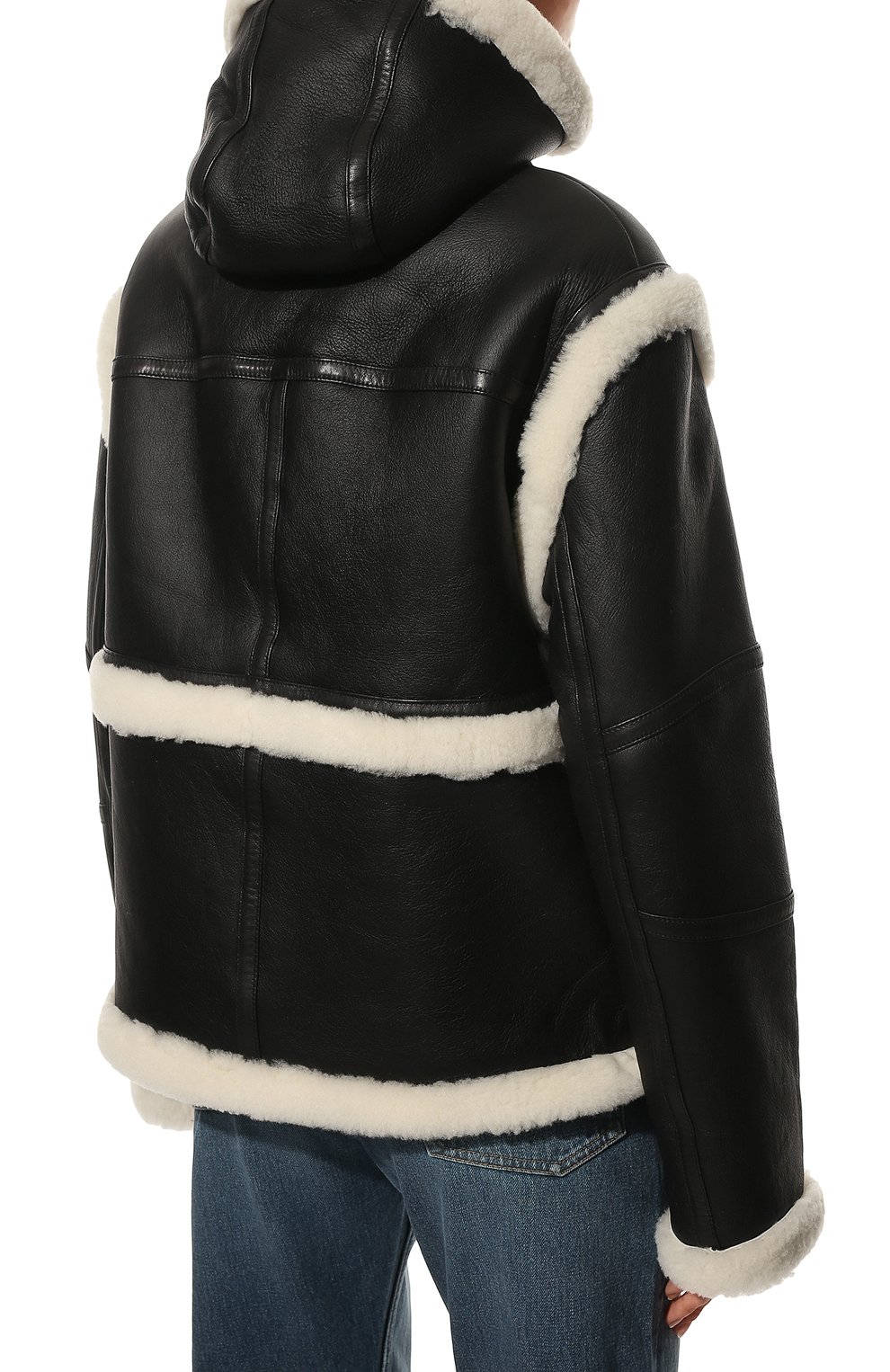 Дубленка HELMUT LANG черного цвета по цене 207000 руб., арт. L09HW401, фото 4 Дубленка HELMUT LANG, арт. L09HW401, фото 4