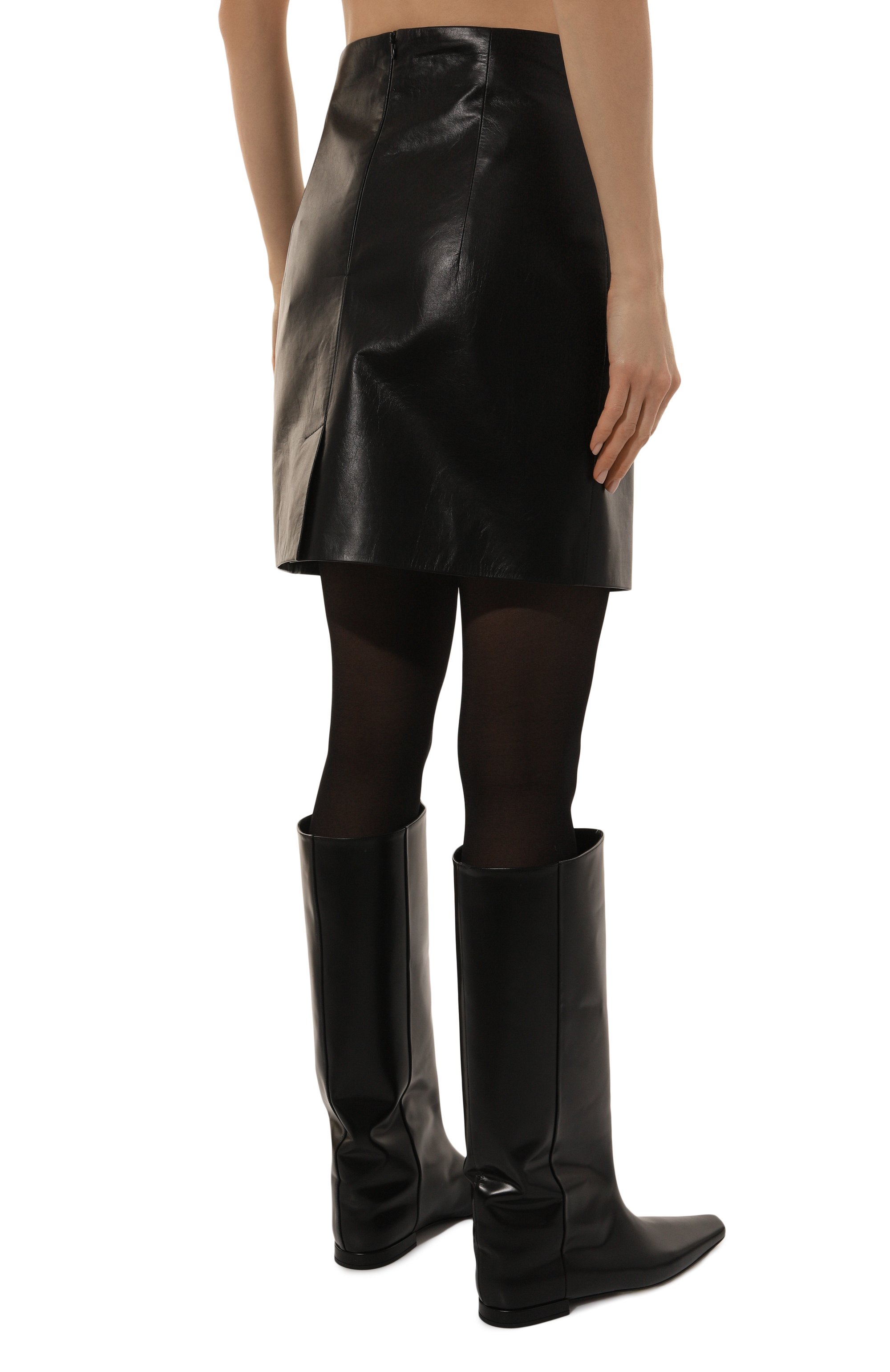 Кожаная юбка COLOR TEMPERATURE, арт. К-1/579, фото 4