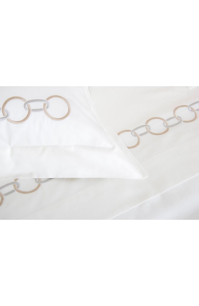 Комплект постельного белья links embroidery FRETTE, арт. FR6568 E3491 260F, фото 1