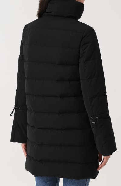 Стеганый пуховик с косой молнией MONCLER, арт. C2-093-49976-00-54543, фото 4