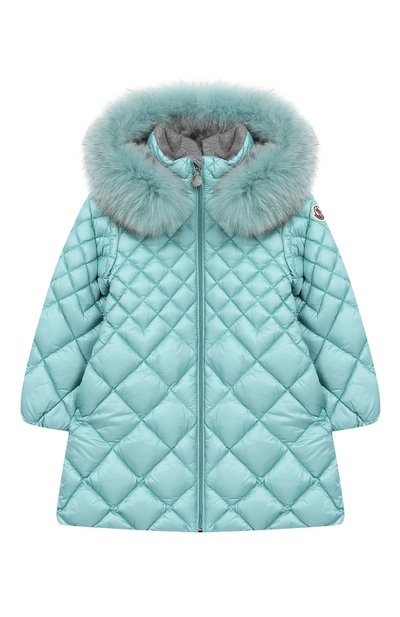 Стеганое пальто на молнии с капюшоном MONCLER ENFANT, арт. D2-951-49932-25-53048, фото 1
