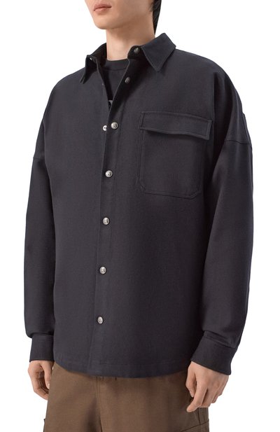 Хлопковая рубашка PALM ANGELS, арт. PMES044S26FAB001, фото 3