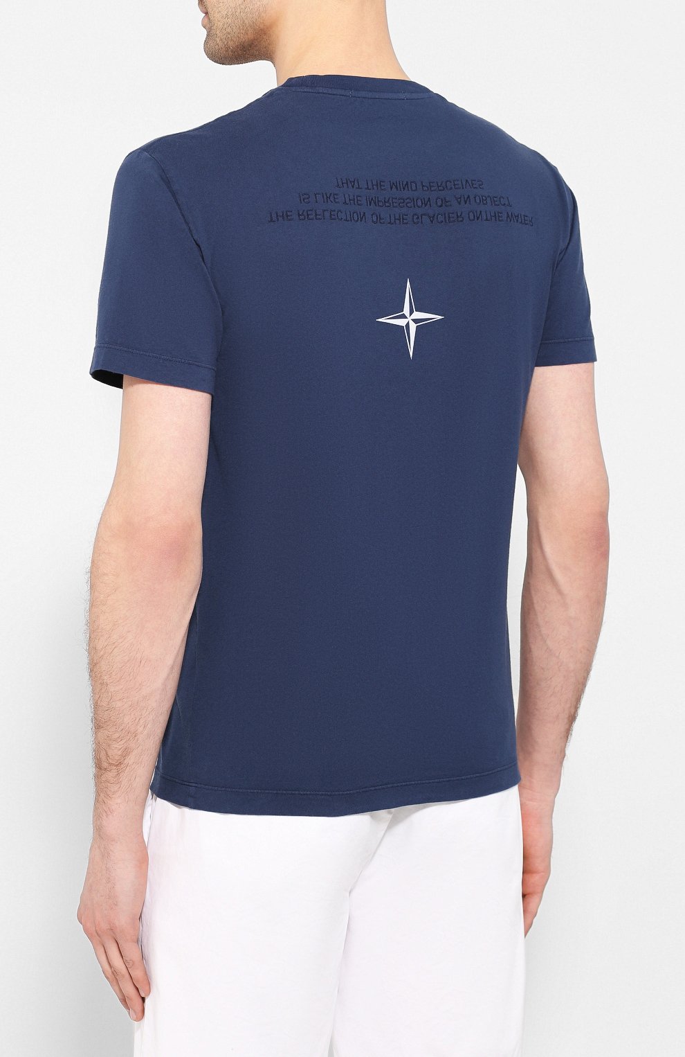 Хлопковая футболка STONE ISLAND, арт. 70152NS90, фото 4
