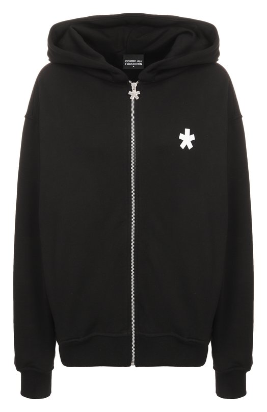 Хлопковая толстовка Comme des Fuckdown CFABW01220 Чёрный CFABW01220