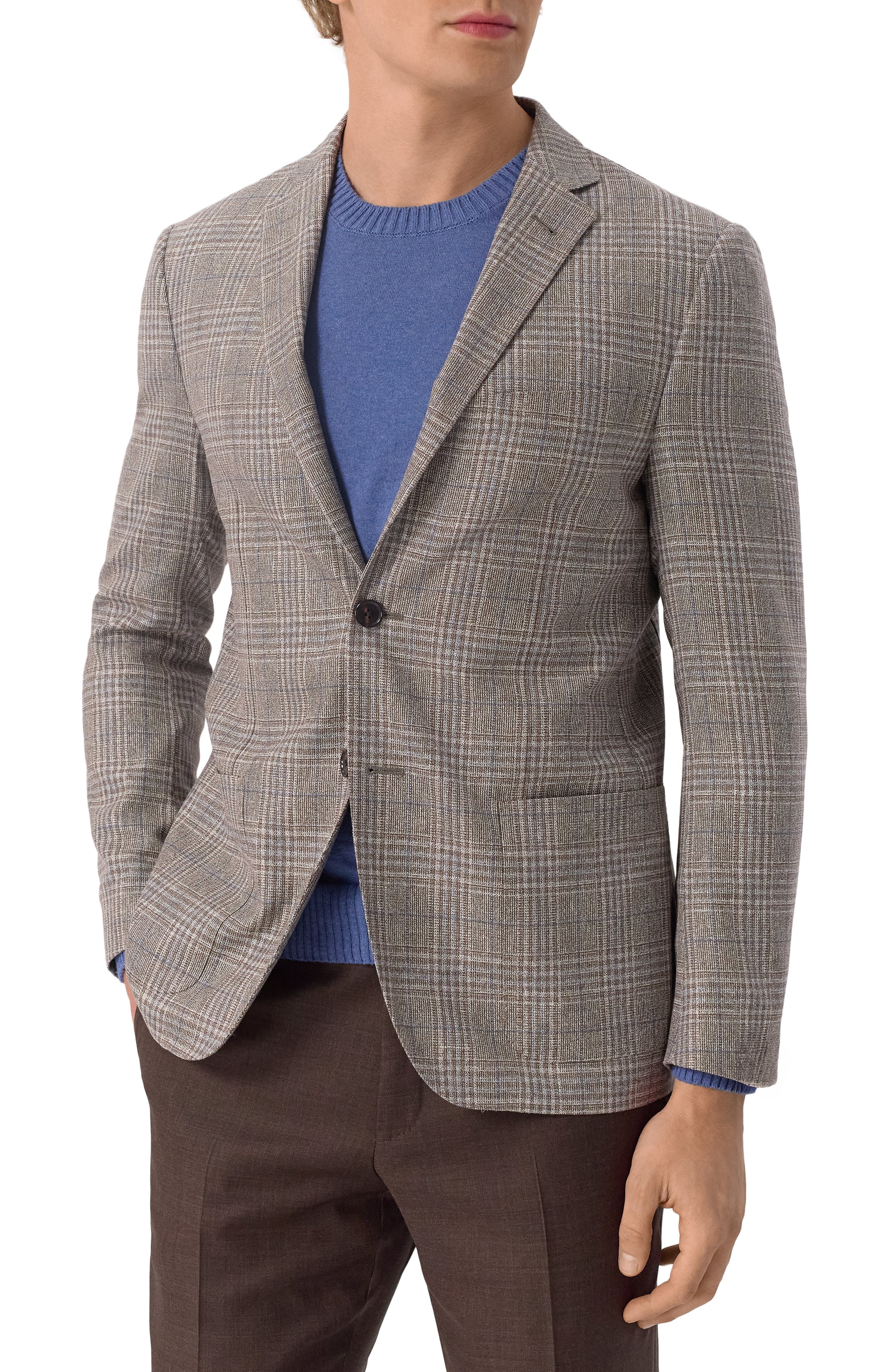 Пиджак из шелка и шерсти CORNELIANI, арт. 25X002-2516215, фото 5